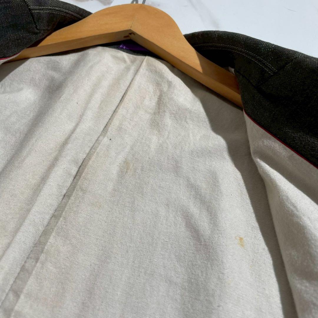 【美品✨】ポールスミスコレクション デニム テーラードジャケット グレー XL