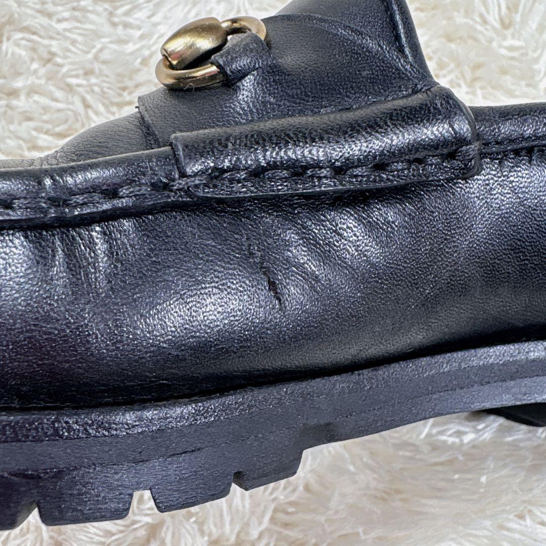 GUCCI グッチ ホースビット ローファー レザー ブラック 36.5 C
