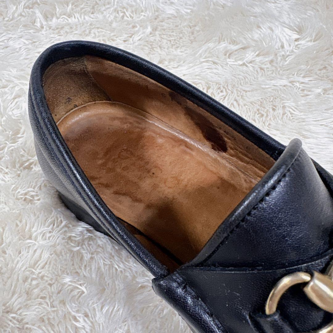 GUCCI グッチ ホースビット ローファー レザー ブラック 36.5 C