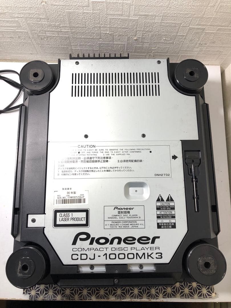 pioneer dj パイオニア　CDJ-1000mk3 レンズメンテナンス