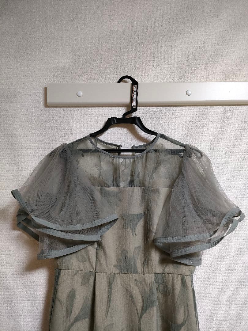 【まるこ様】 Circurar sleeve flower dress