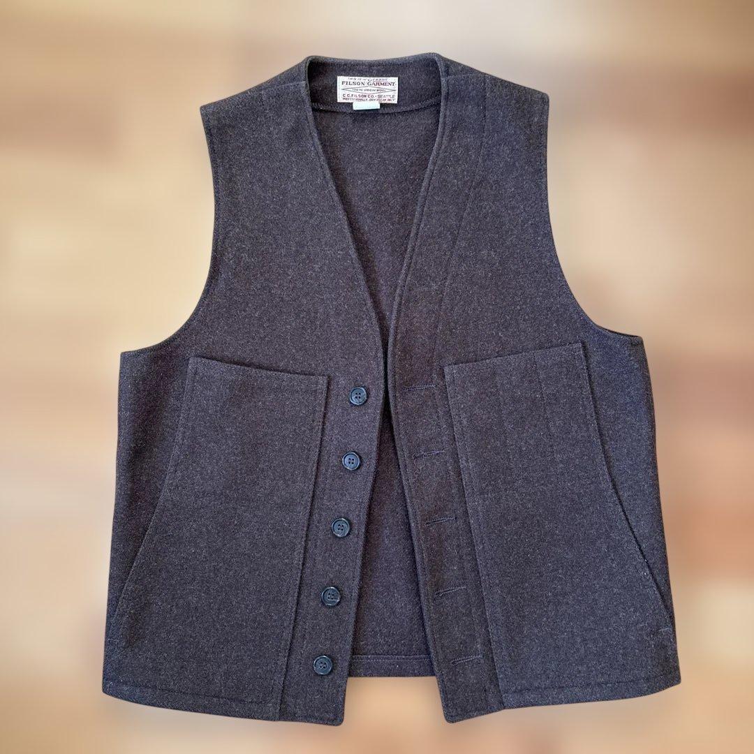 FILSON MACKINAW WOOL VEST ダークブラウン2006年製