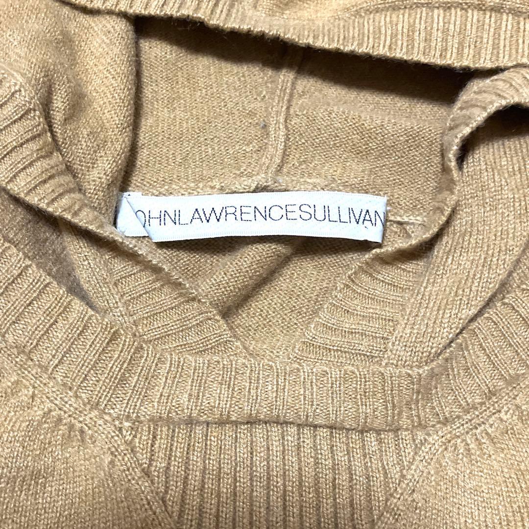 JOHN LAWRENCE SULLIVAN カシミヤ100%フード付きニット