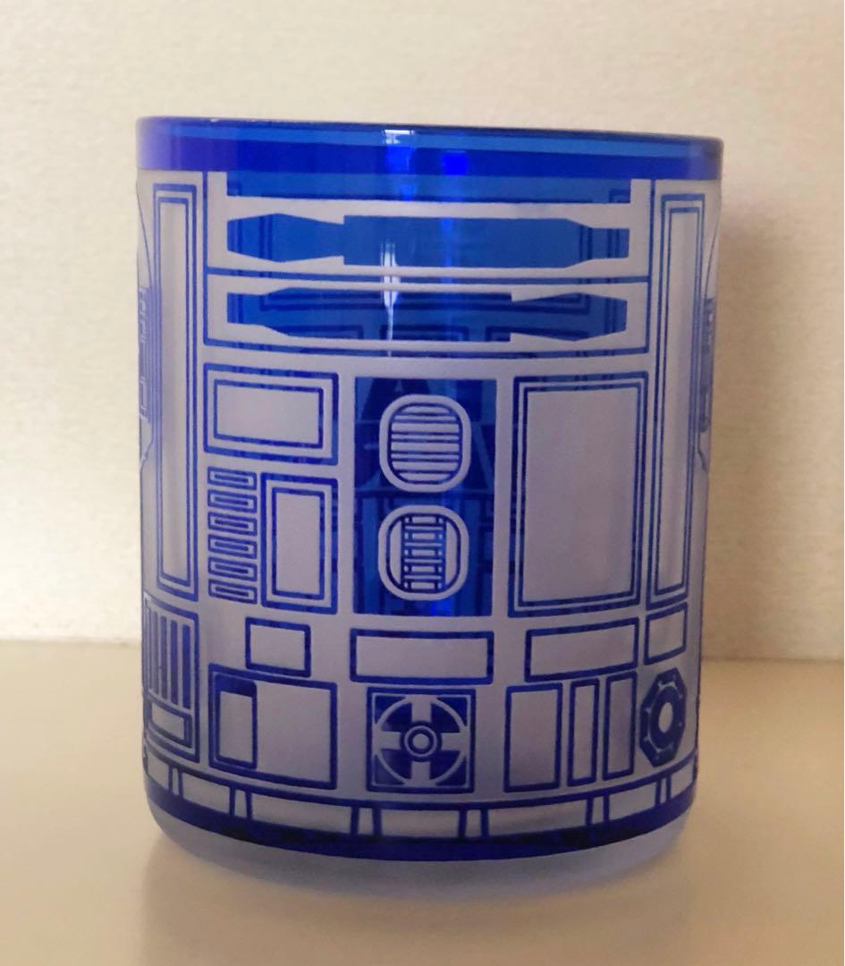 レア　STAR WARS 切子グラス　R2-D2 & C-3PO スターウォーズ