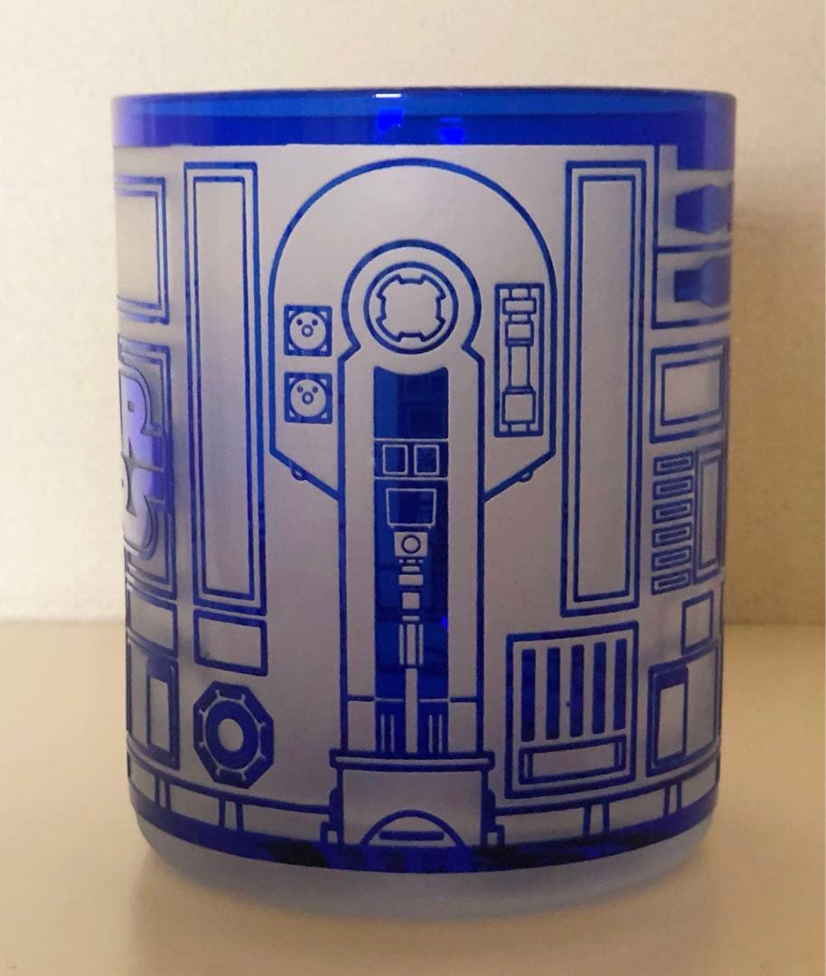 レア　STAR WARS 切子グラス　R2-D2 & C-3PO スターウォーズ