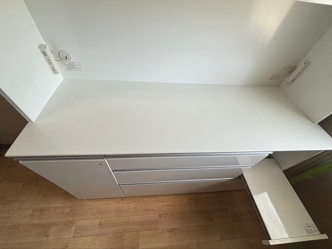 ★ニトリ　カップボード　食器棚　幅150 白