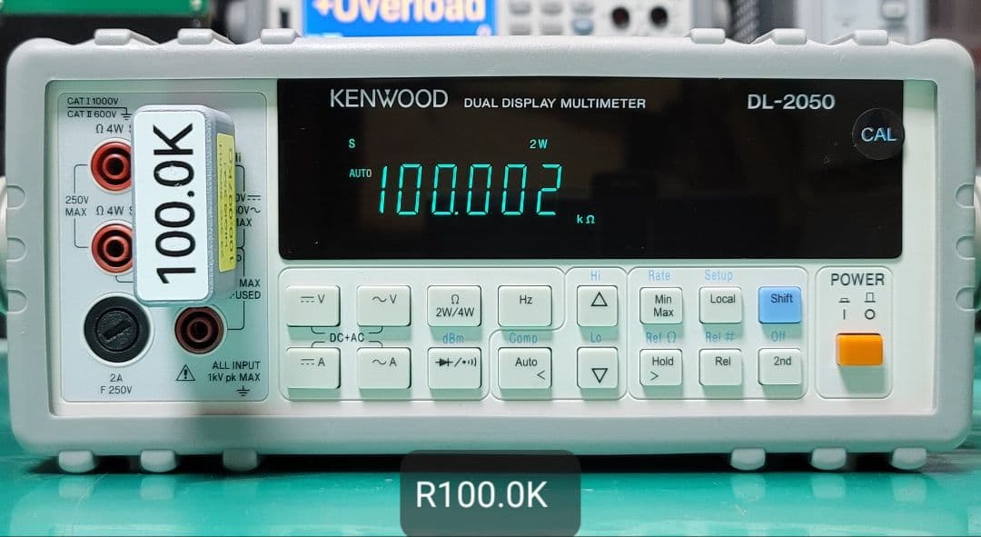 Kenwood DL-2050 デュアルディスプレイ 5.5桁 マルチメーター