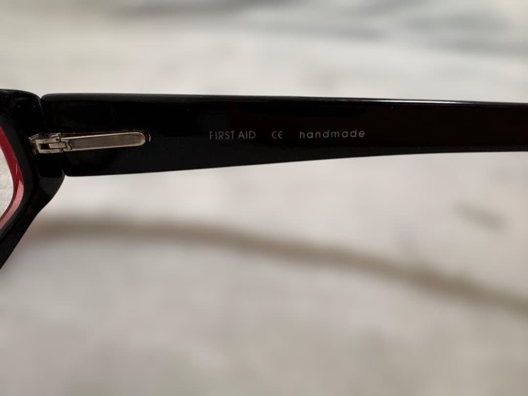 FIRST AID frost ピンク フレーム ファッション眼鏡
