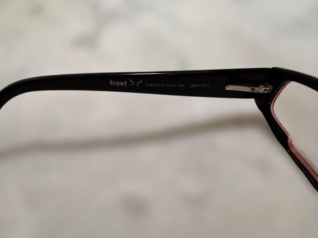 FIRST AID frost ピンク フレーム ファッション眼鏡