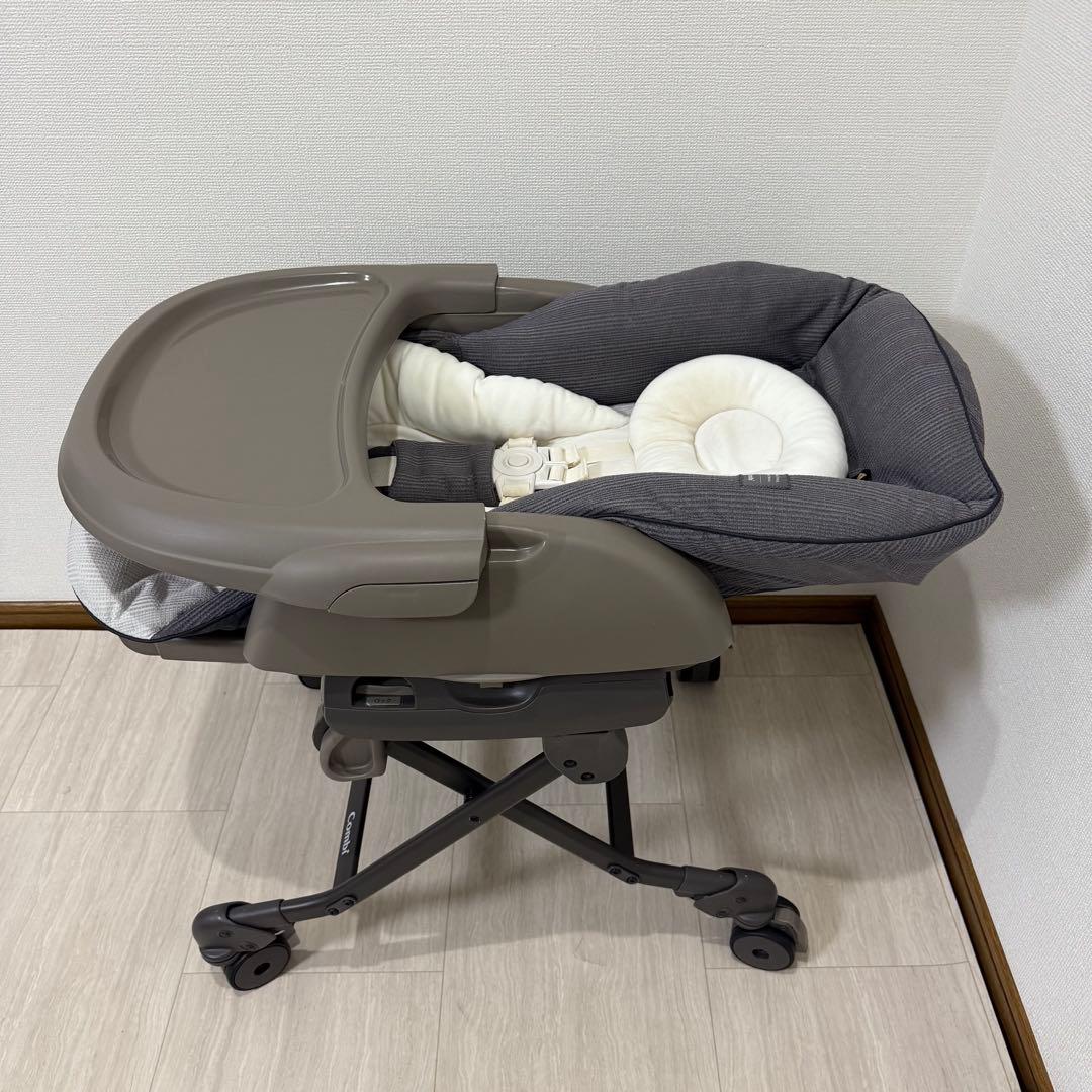 【極美品】コンビ ネムリラ BEDi Long EG ハイローチェア