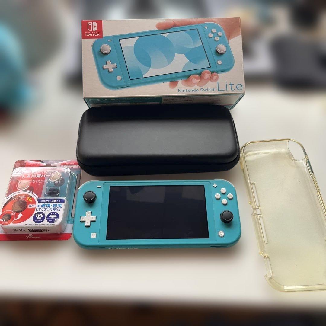 Nintendo Switch Lite ターコイズ 本体は+周辺機器+ケース