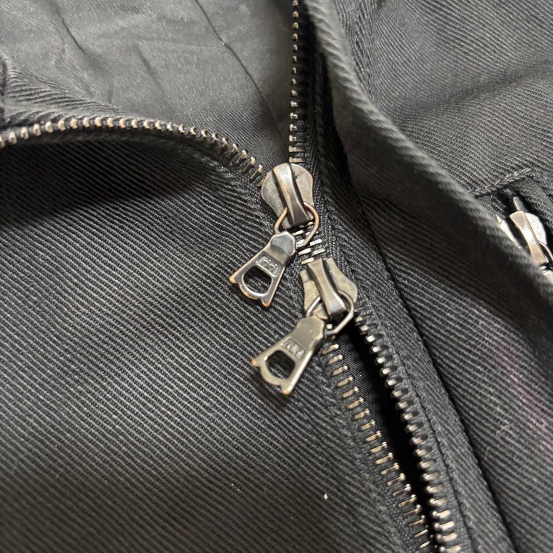 ダブジェイケイ　wjk ジップアップジャケット　ブラック　日本製　S