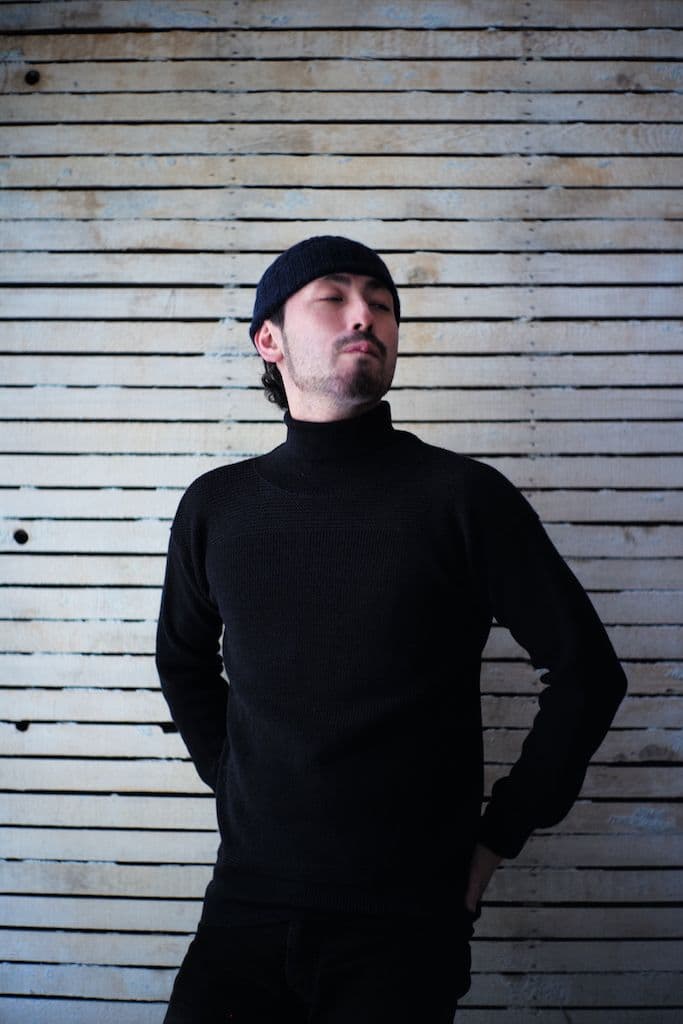 ANATOMICA 　K・F・V　U・S・N　ネイビー　 セーター L