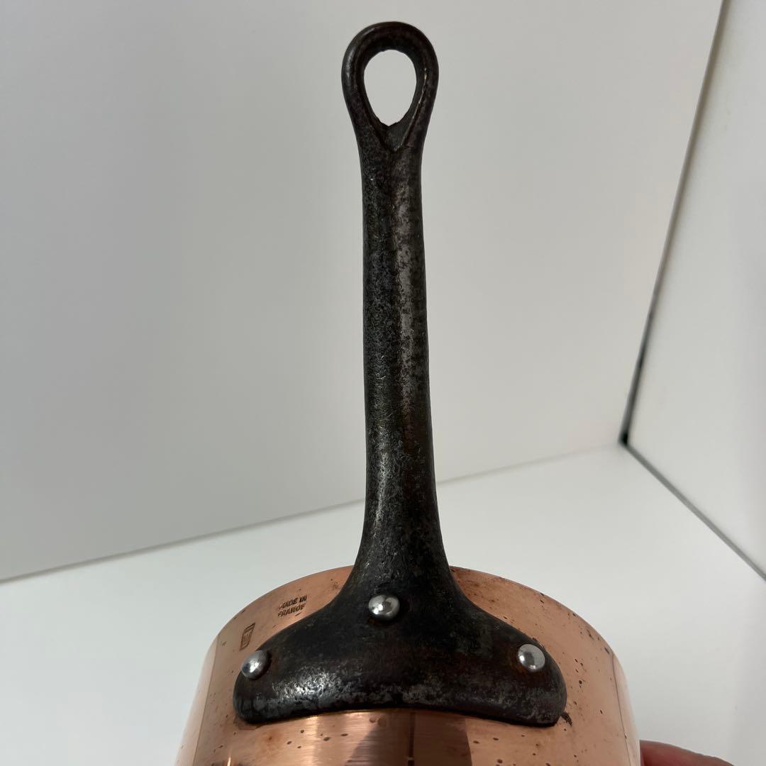 フランス製　銅製　ソースパン　14cm