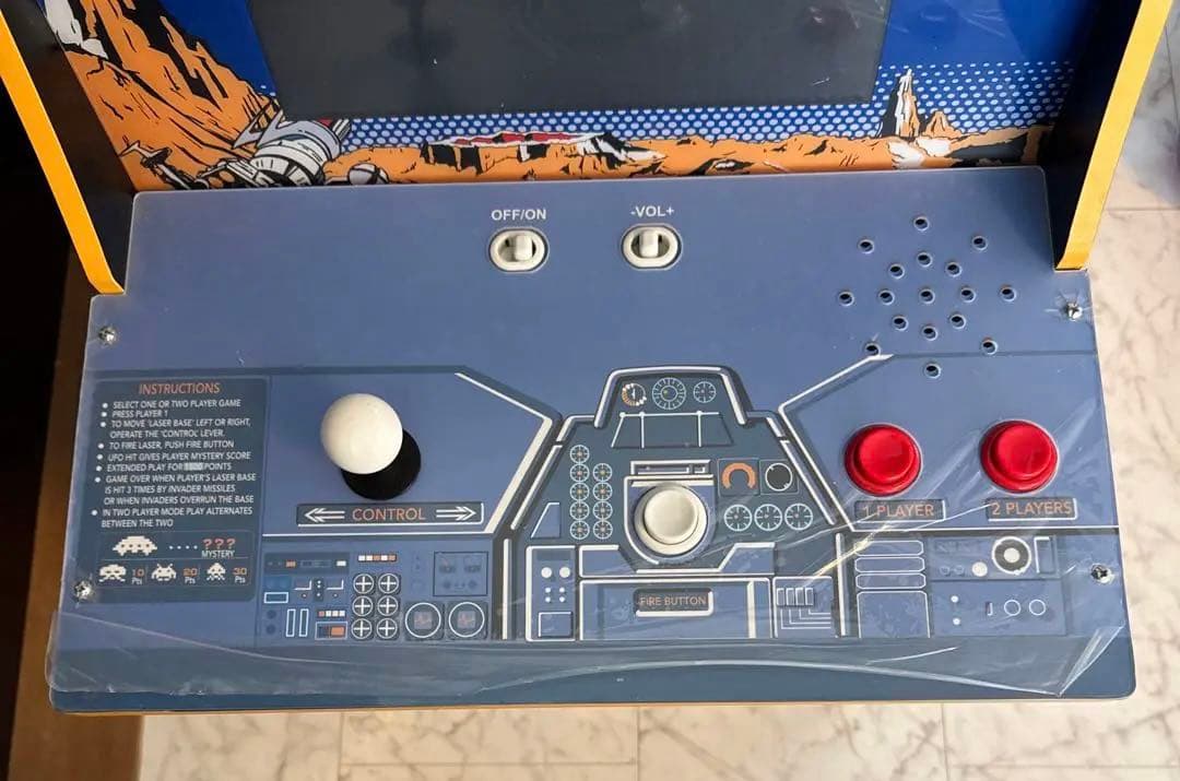 【美品】ARCADE1UP スペースインベーダー 40周年記念モデル　TAITO