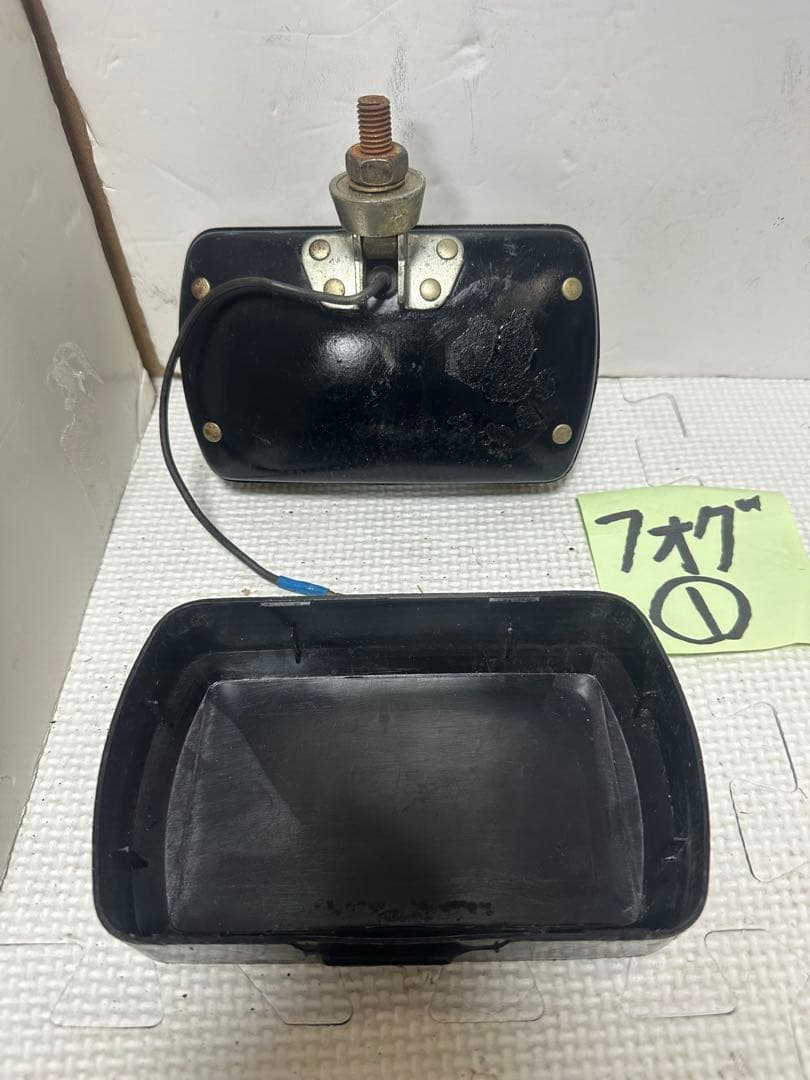 希少/黒カバー付き当時物CIBIEフォグランプIODE35黒ボディシビエフォグ