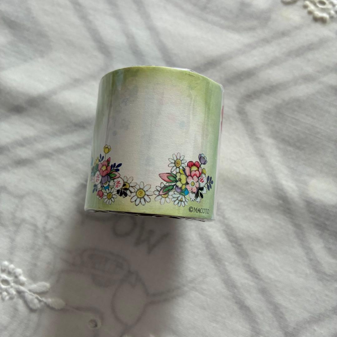 高橋真琴　ウォールキャンバス　s トリコロール　ロールふせん　フラワーミックス