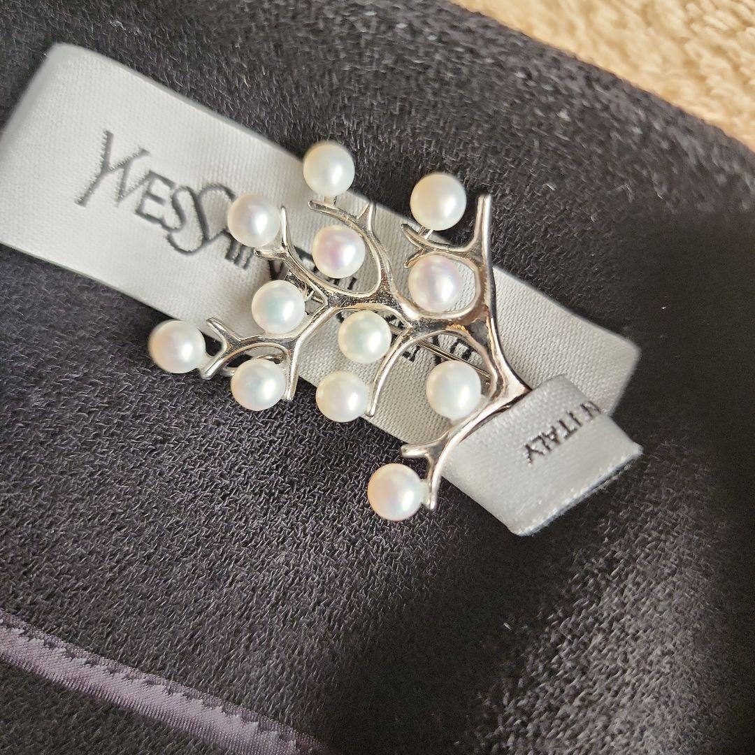 美品【Yves Saint Laurent 】ブラックワンピース サンローラン