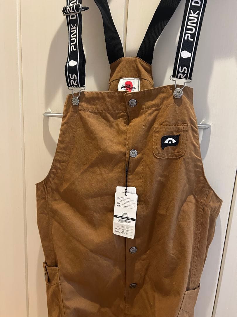(新品タグ付き)PUNK DRUNKERS あいつ目オーバーオール
