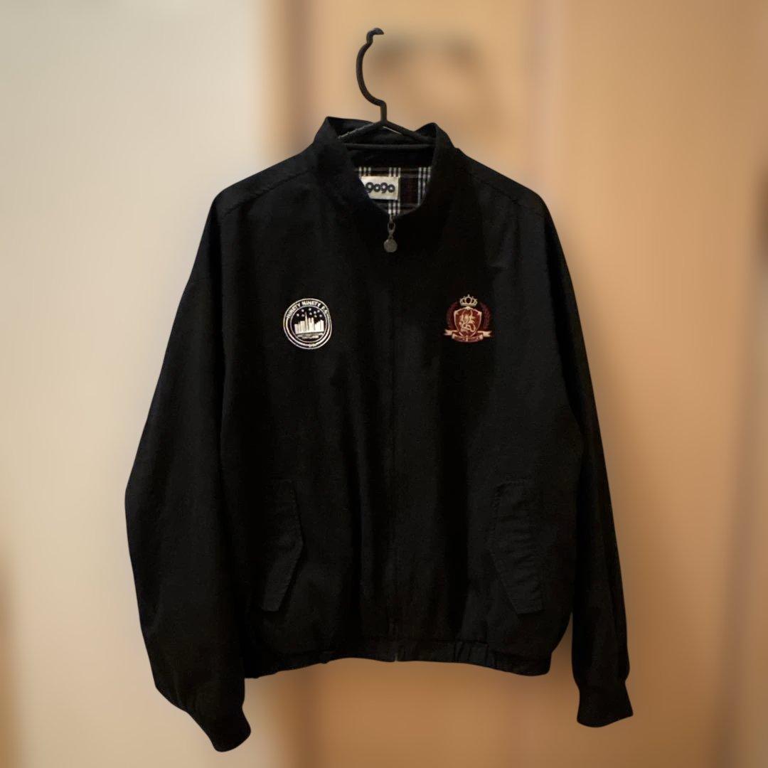 9090ナイロンジャケット刺繍ロゴ付き