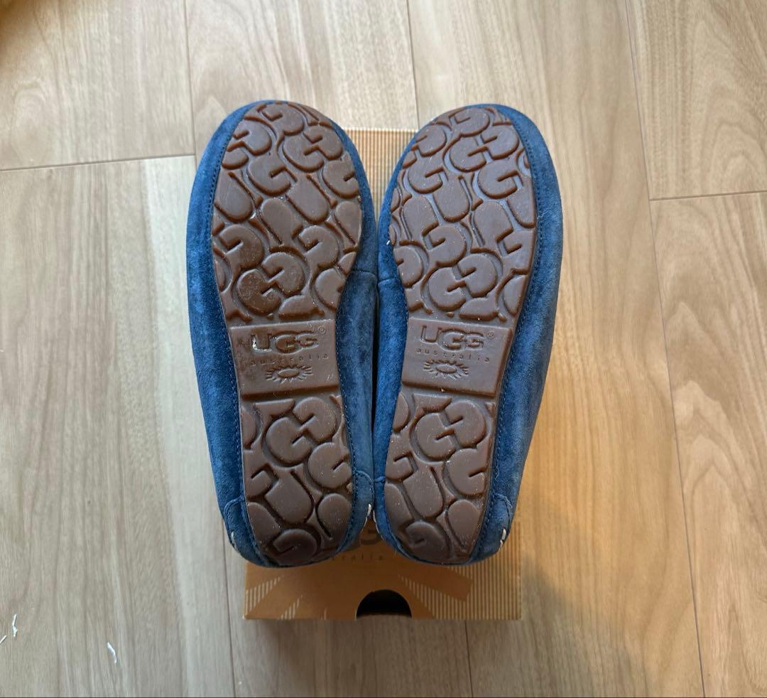 ugg 新品　モカシン　ネイビー