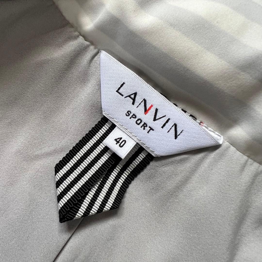 LANVIN SPORT ランバン スポール　ボーダー　ダウンジャケット　ゴルフ