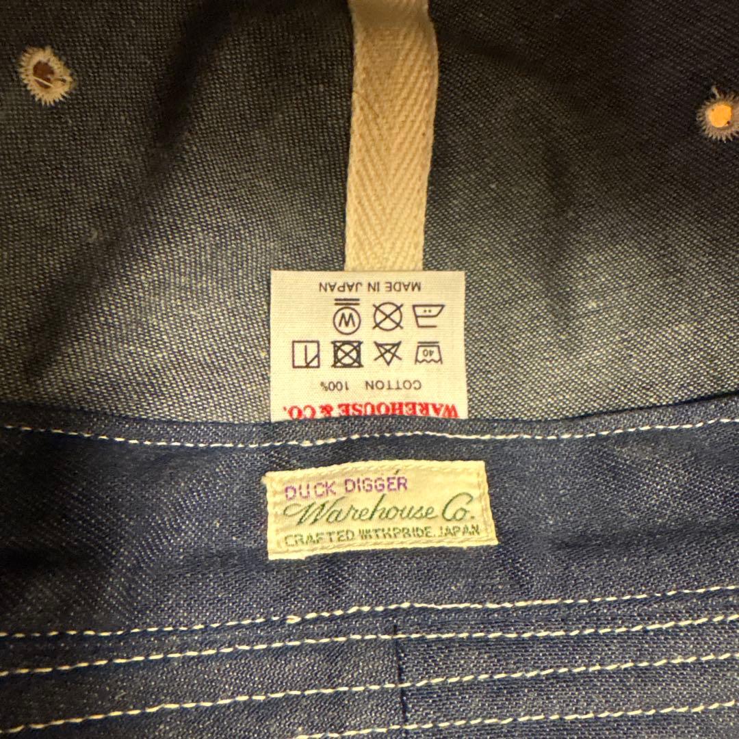 ウェアハウス　アーミーハット　デニム バケットハット　warehouse