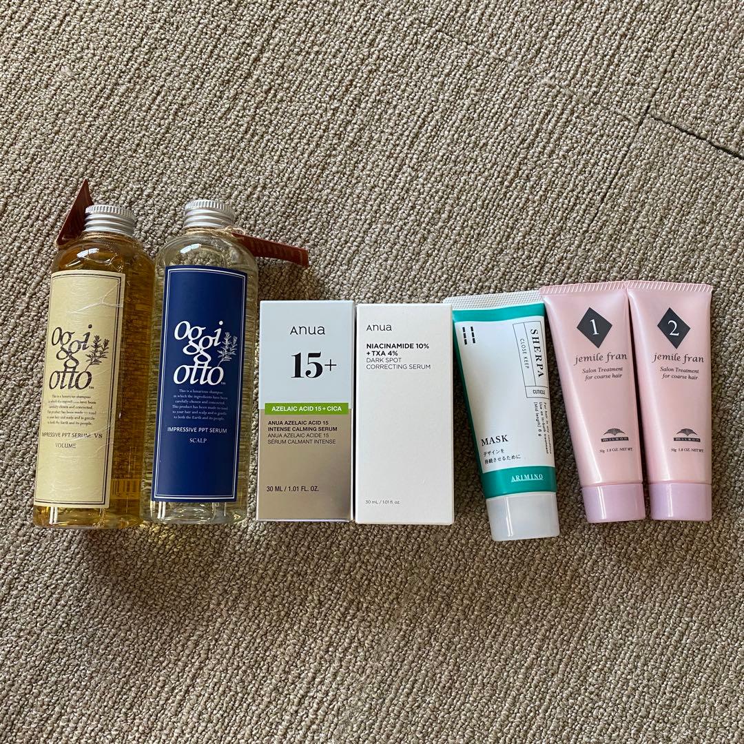 オッジィオット　インプレッシブPPTセラム　Anua シェルパ　ジェミールフラン