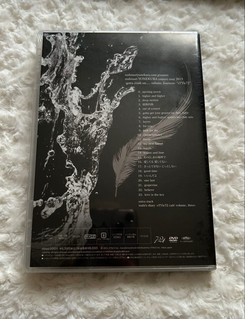 米倉利紀DVD concert tour2013 未開封
