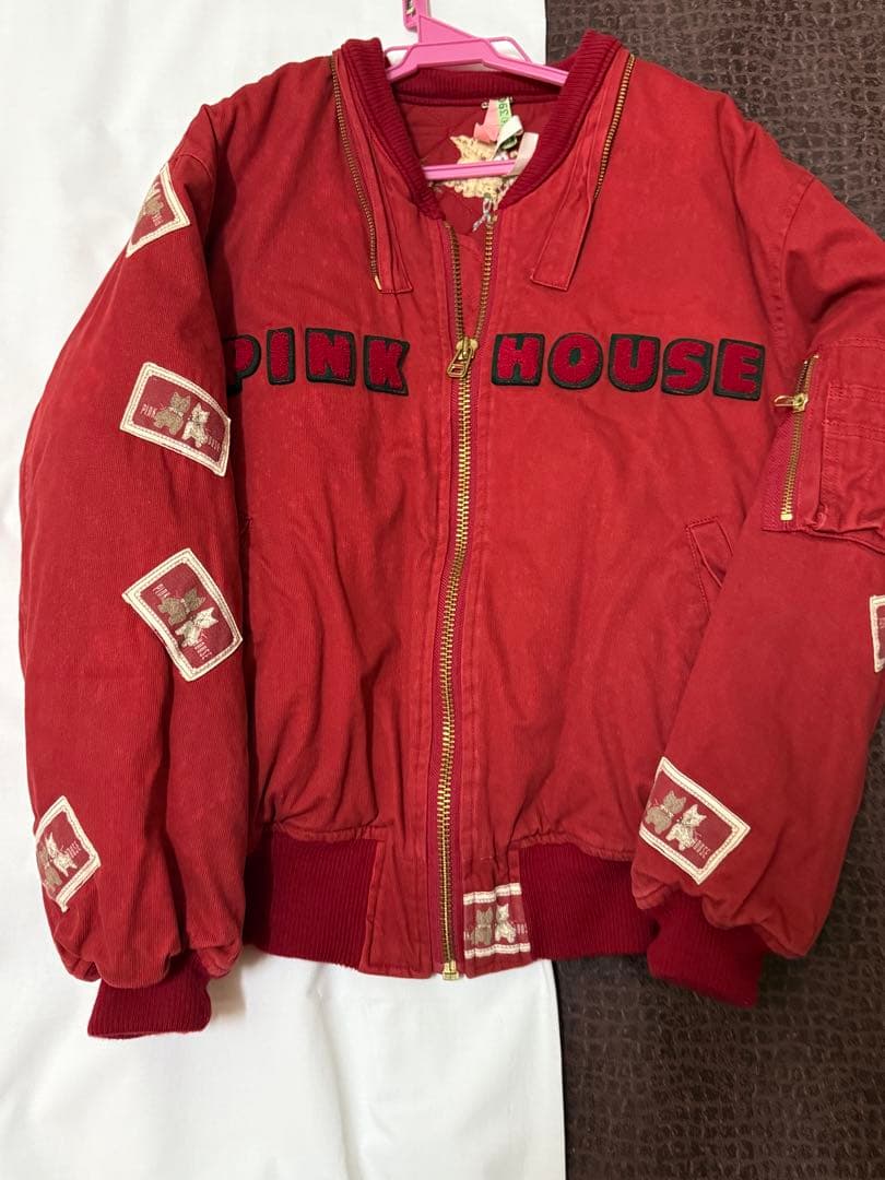 PINK HOUSE 犬柄　ジャケット　ブルゾン