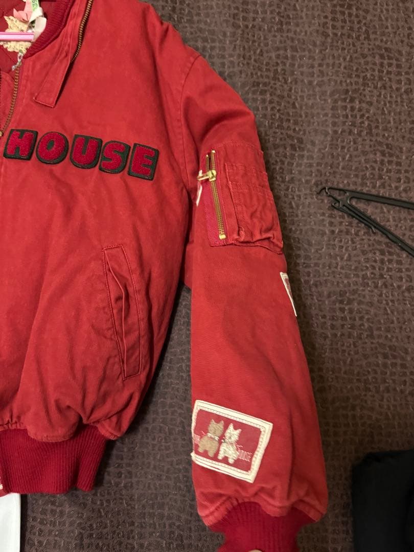PINK HOUSE 犬柄　ジャケット　ブルゾン