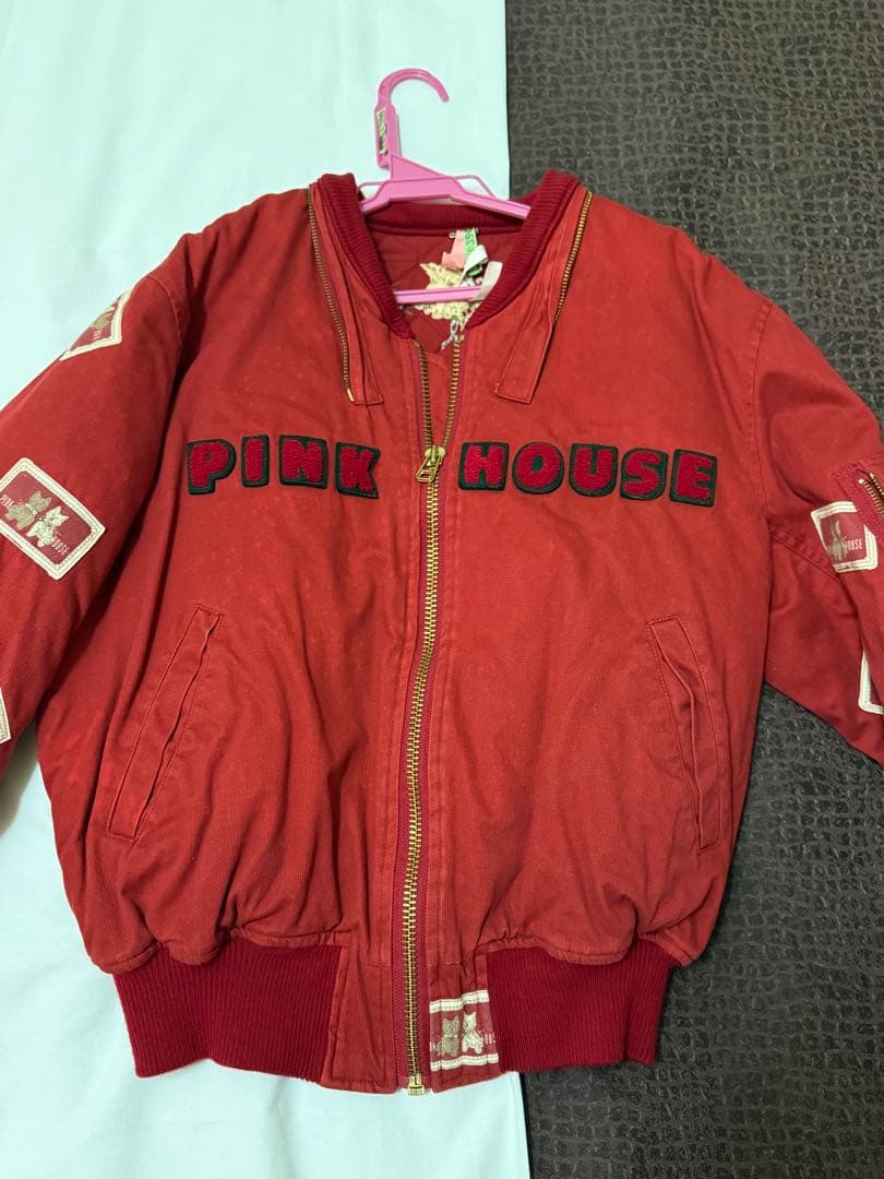 PINK HOUSE 犬柄　ジャケット　ブルゾン