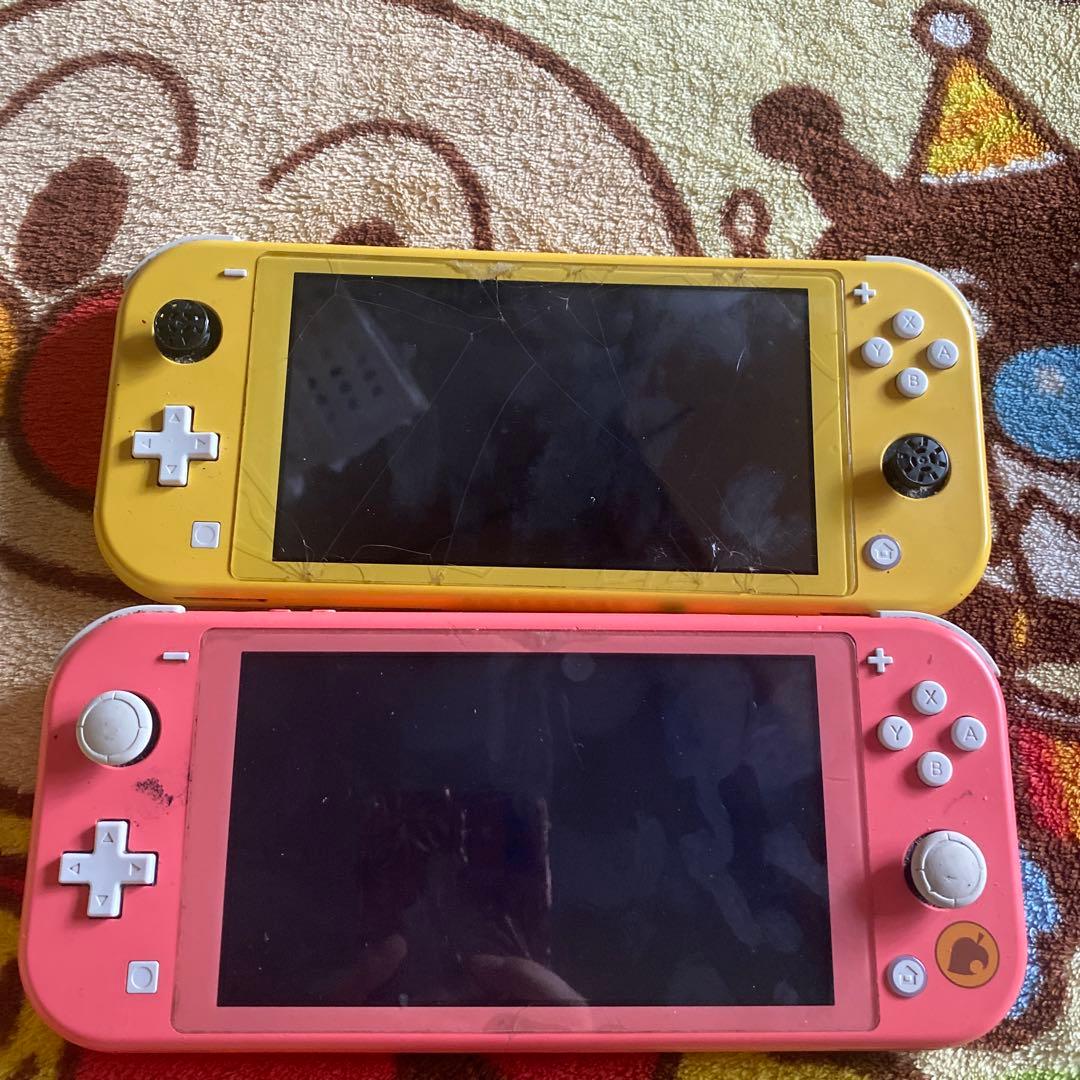 Nintendo Switch Lite イエロー ピンク　ジャンク品