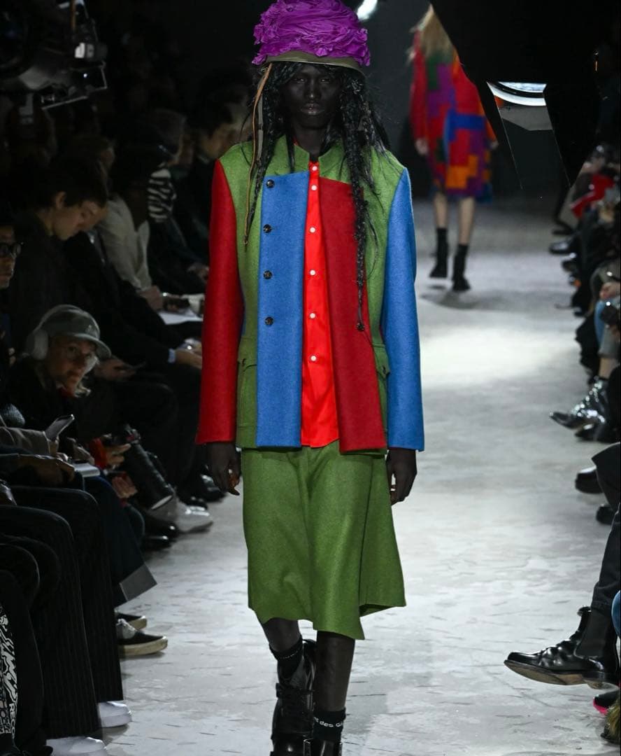 2025秋冬コムデギャルソンオムプリュス大人気フラノ捻れショーツ美品激安