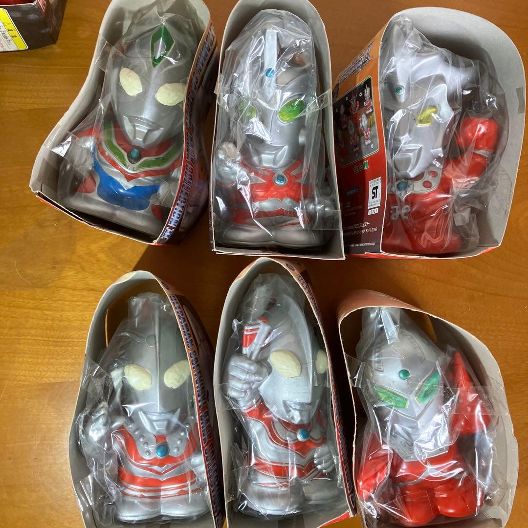 ウルトラマンソフビ貯金箱コレクション1と2全11種セット
