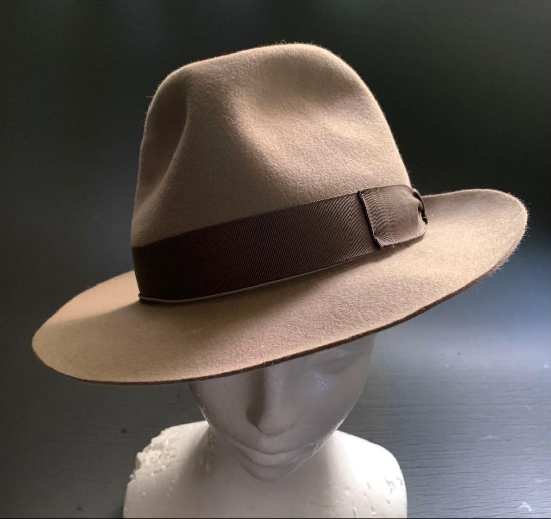 名門Borsalino クラシカルな名型　極上のラザートモデル　¥7万程