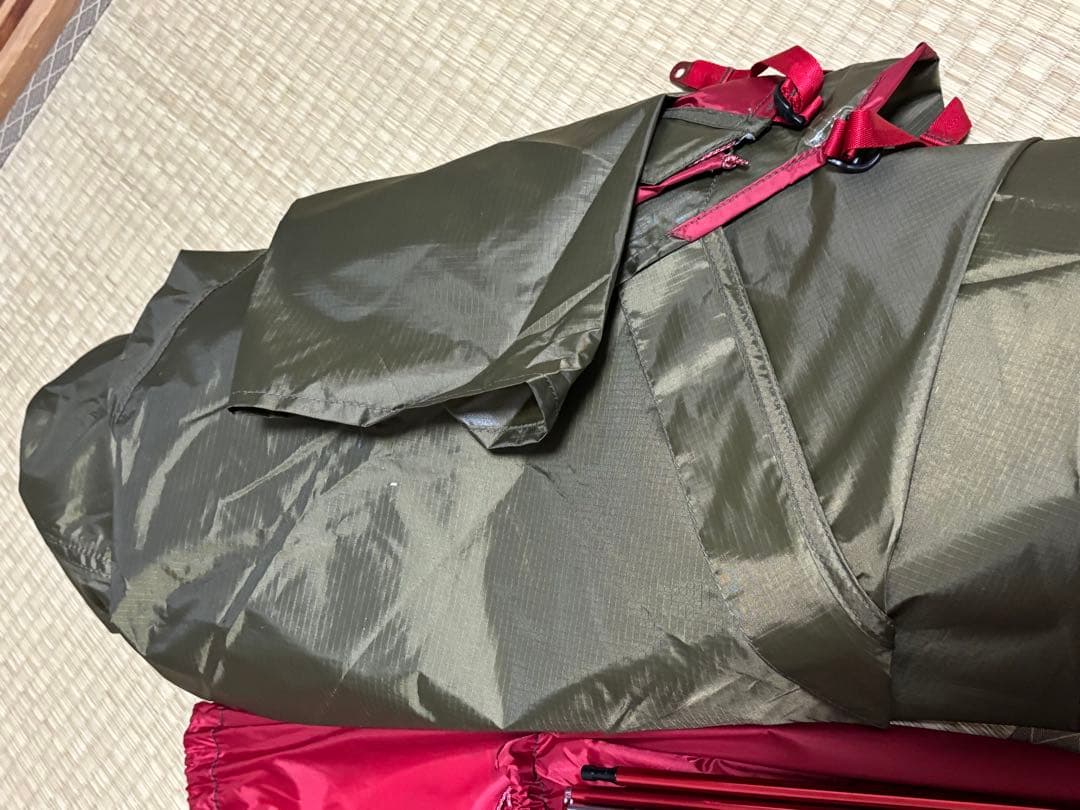 1回使用　MSR エリクサー2 テント　ヨーロッパ　モデル　グリーン