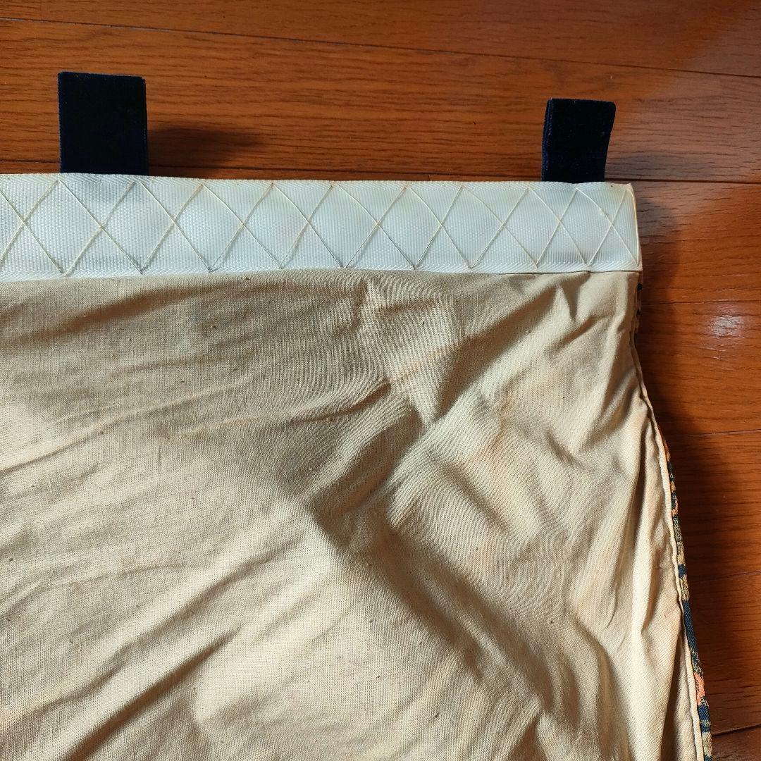 ヴィンテージ メイドインフランス タペストリー のれん　棒通し・棒付き