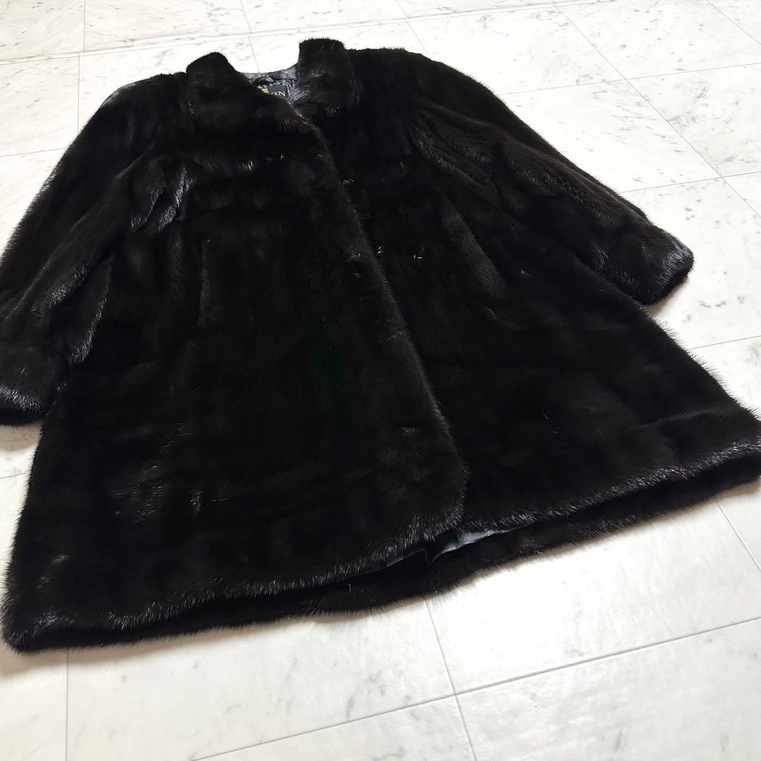 美品 最高級 LANVIN SAGA MINK  ファーコート ロング