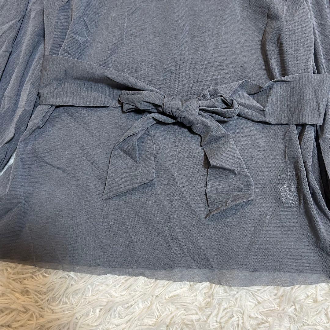 VIVIENNE TAM 花柄刺繍入り チュニック グレー 38