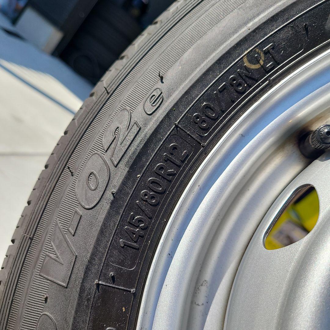 TOYO TIRES V02-e145/80R12 2023年製 ホイール付