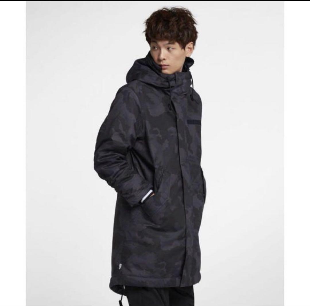 未使用NIKE NSW シンセティックフィルパーカー モッズコート 迷彩 XL