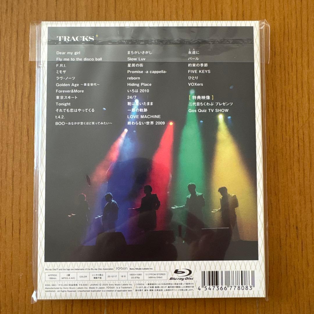 ゴスペラーズ坂ツアー2025 G30 BluRay 初回仕様限定デジパック