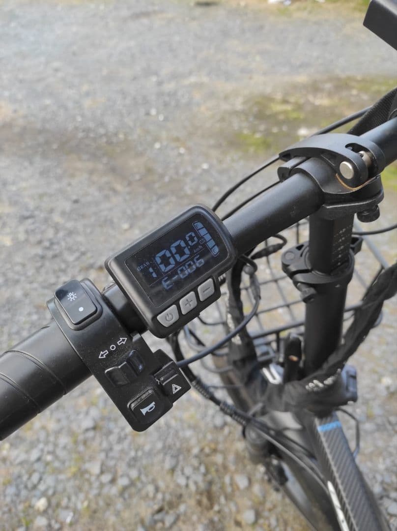 FLYFISH 折りたたみ自転車 ブラック フロントバスケット(ジャンク)