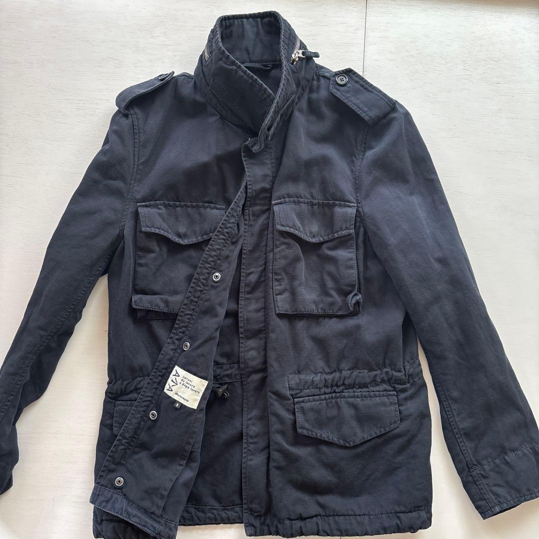 ASPESI アスペジ M65ミリタリージャケット 紺色　ブルゾン コットン