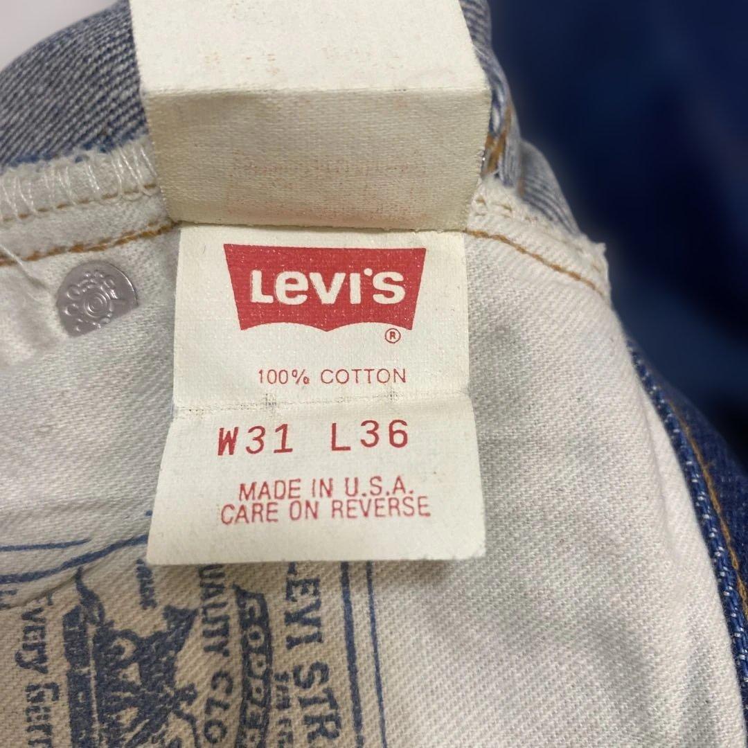 米国製　バレンシア工場　リーバイス501 赤耳　セルビッチ　W31 インディゴ