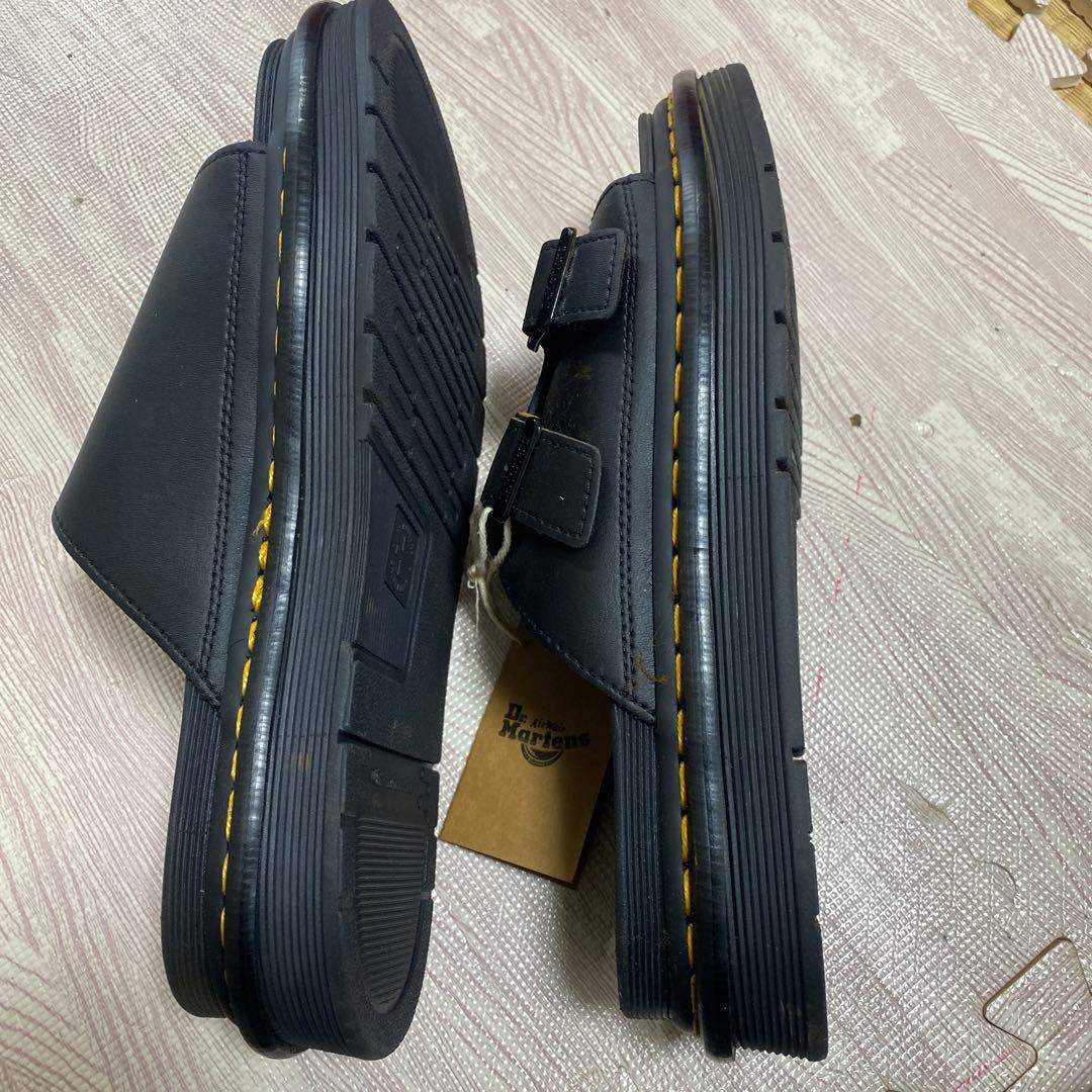 Dr. Martens ブラック ダブルバックルサンダル　UK8