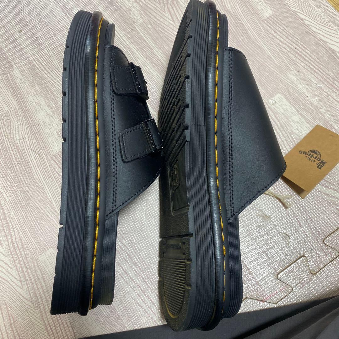 Dr. Martens ブラック ダブルバックルサンダル　UK8