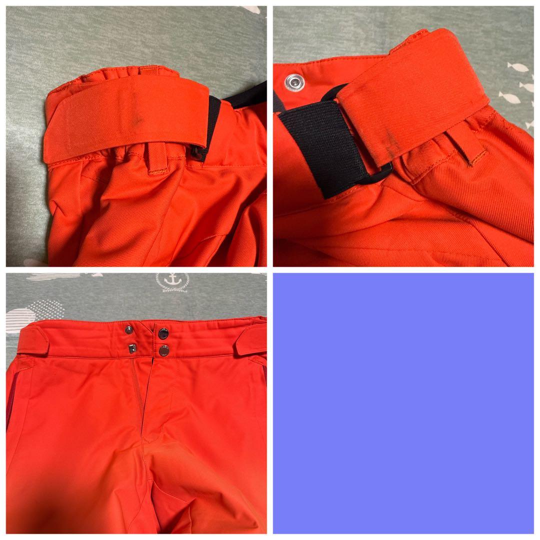 OGSAKA スキーウェア 上下 上着Mサイズ・パンツ Lサイズ オレンジ／赤