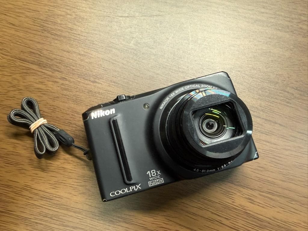 Nikon COOLPIX S9100 コンパクトデジタルカメラ ブラック